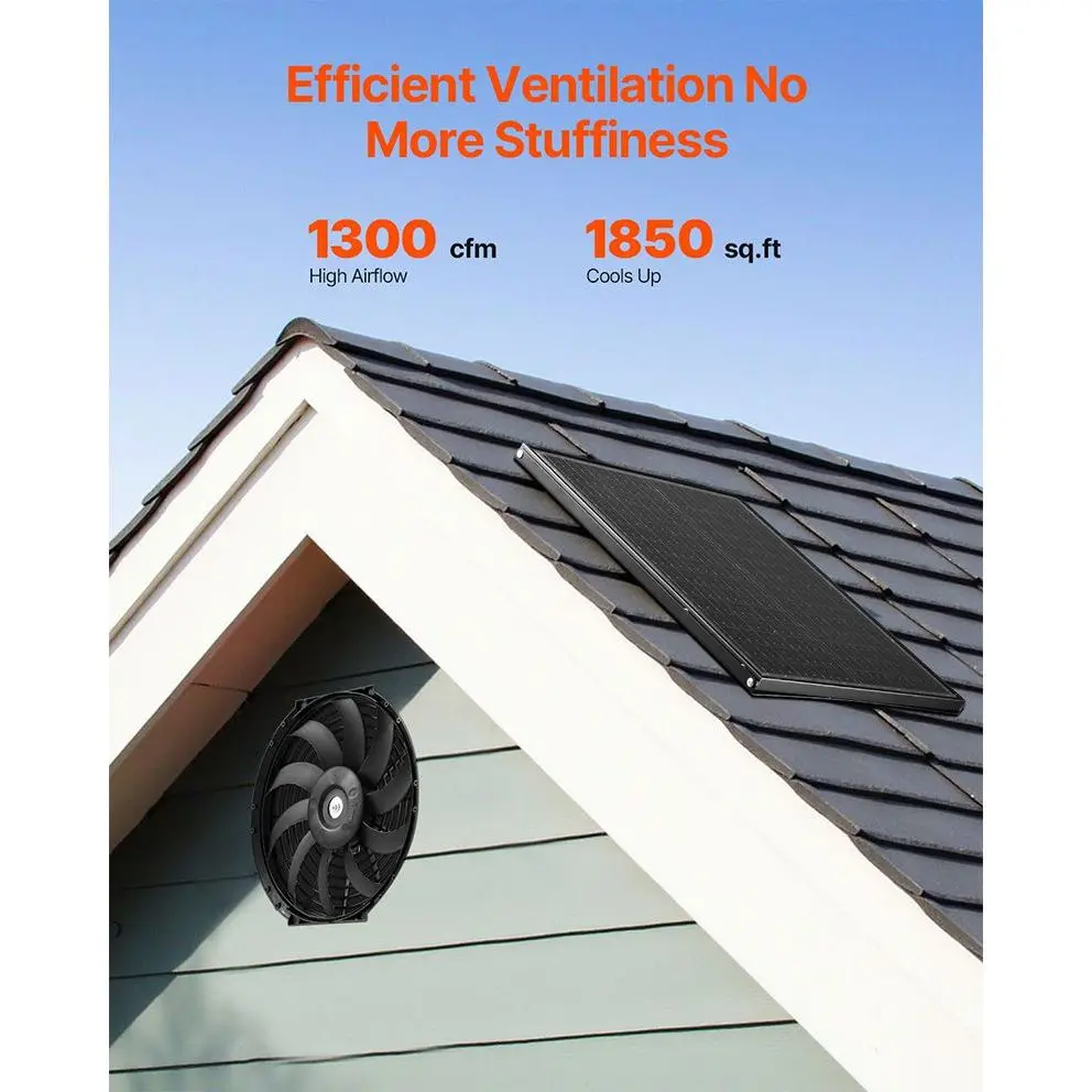 Mount Attic Exhaust Fan, 12-Inch, 1300, CFM - detail 4