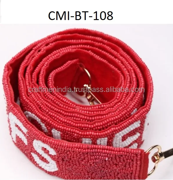 New Top High Beaded Bag Strap Leopard Bag Strap Guitar Bag Strap Go