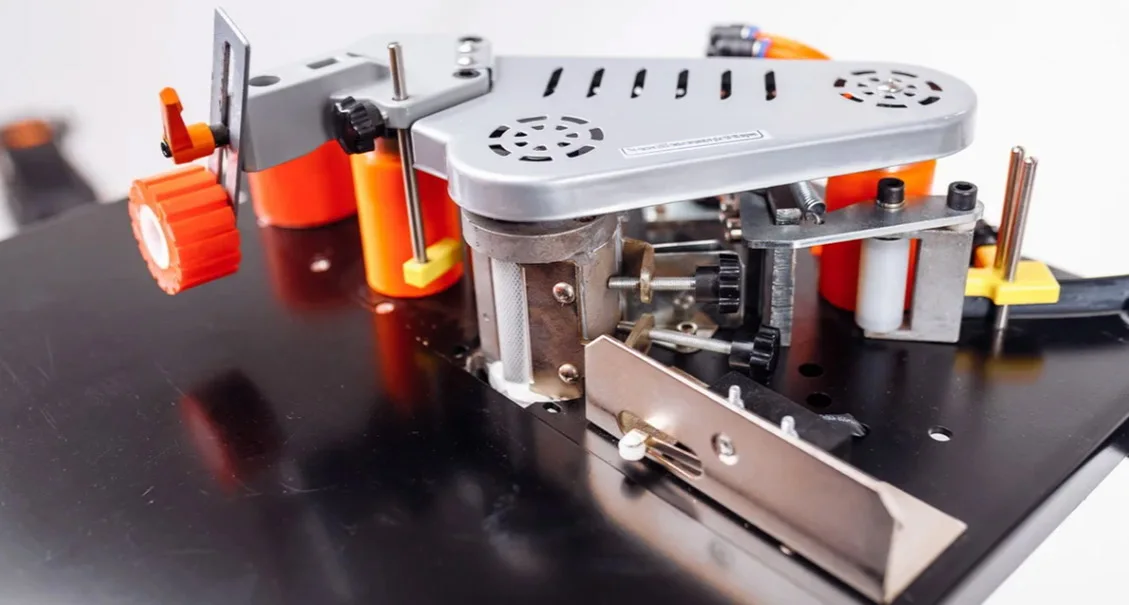 Ting Ting Manual Pvc Linear Curved Curve Melamine Mdf Veneer