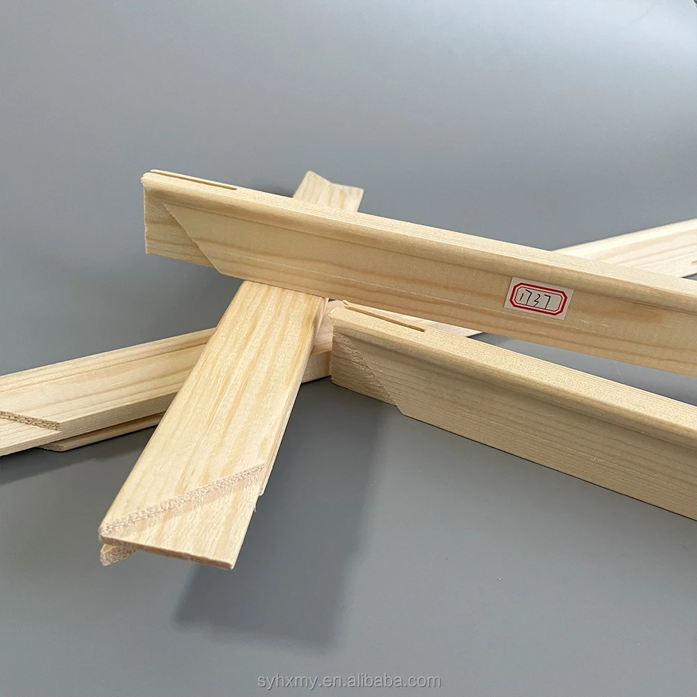 Wholesale 17*37mm Stretcher Bars Wooden For Printing Canvas Solid Wood