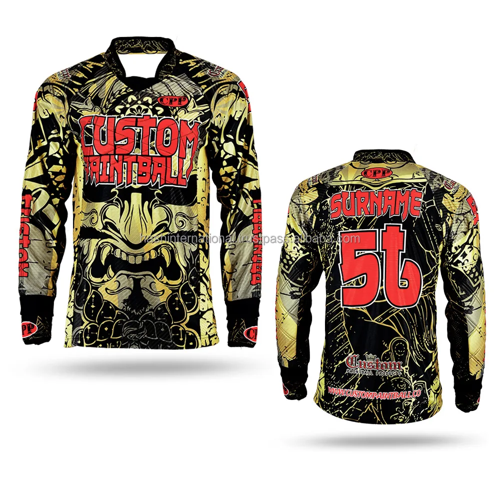 Paintball Top Grade Customized Fully Sublimation Paintball Jersey Buy