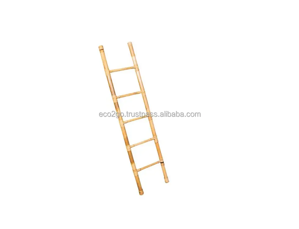 Natural Bamboo Ladder Shelf/ Bamboo Ladder For Sale With Customized Size And Wholesale In