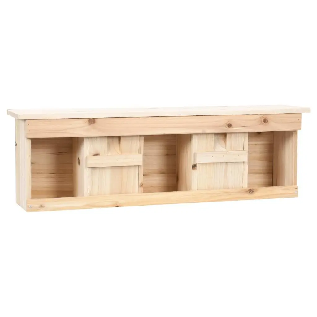 Sparrow House with 5 Rooms 26.8"x5.9"x8.3" Firwood for Backyard Birding - Image 2