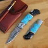 Turquoise Stone & Black Resin