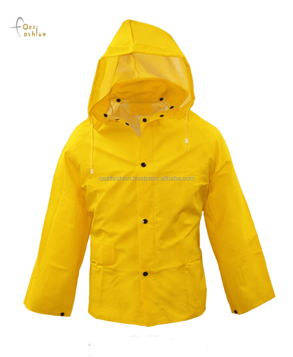 high quality custom logo waterproof rainy jacket zip up jacket