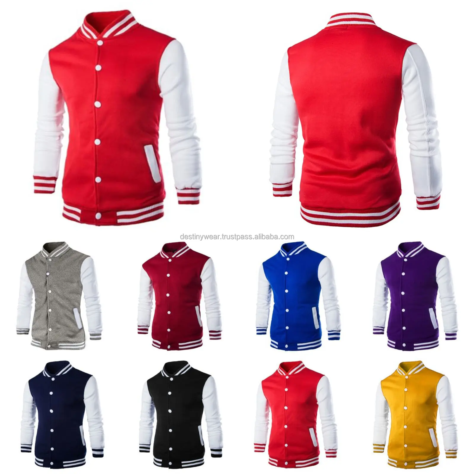 Sailor Collar Hood Cheer Girls Blue Bomber Cotton Hoodie Varsity Jacket Buy Sailor Collar Hood