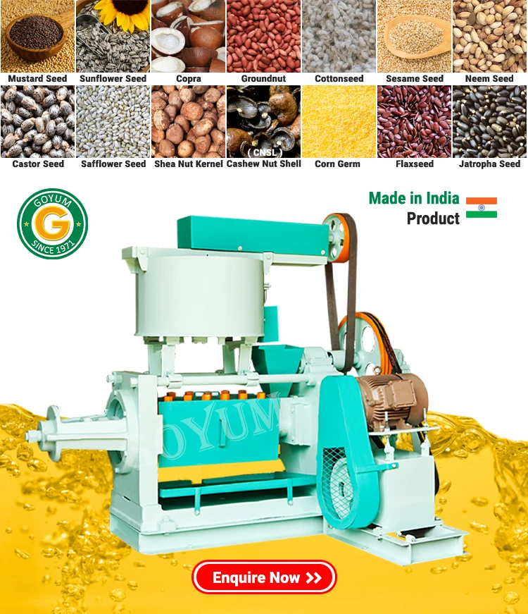 GOYUM Oil Press Machine Oil Extractor Machines How to Make Cold Pressed Cooking Oil
