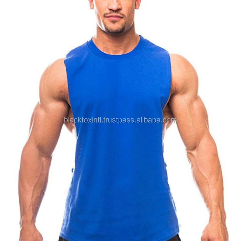 Bodybuilding Tank Tops Men Sports Sleeveless Shirt Muscle Guys Vest