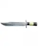 Ivory/Off-White Bone, Polished Jet Black Horn