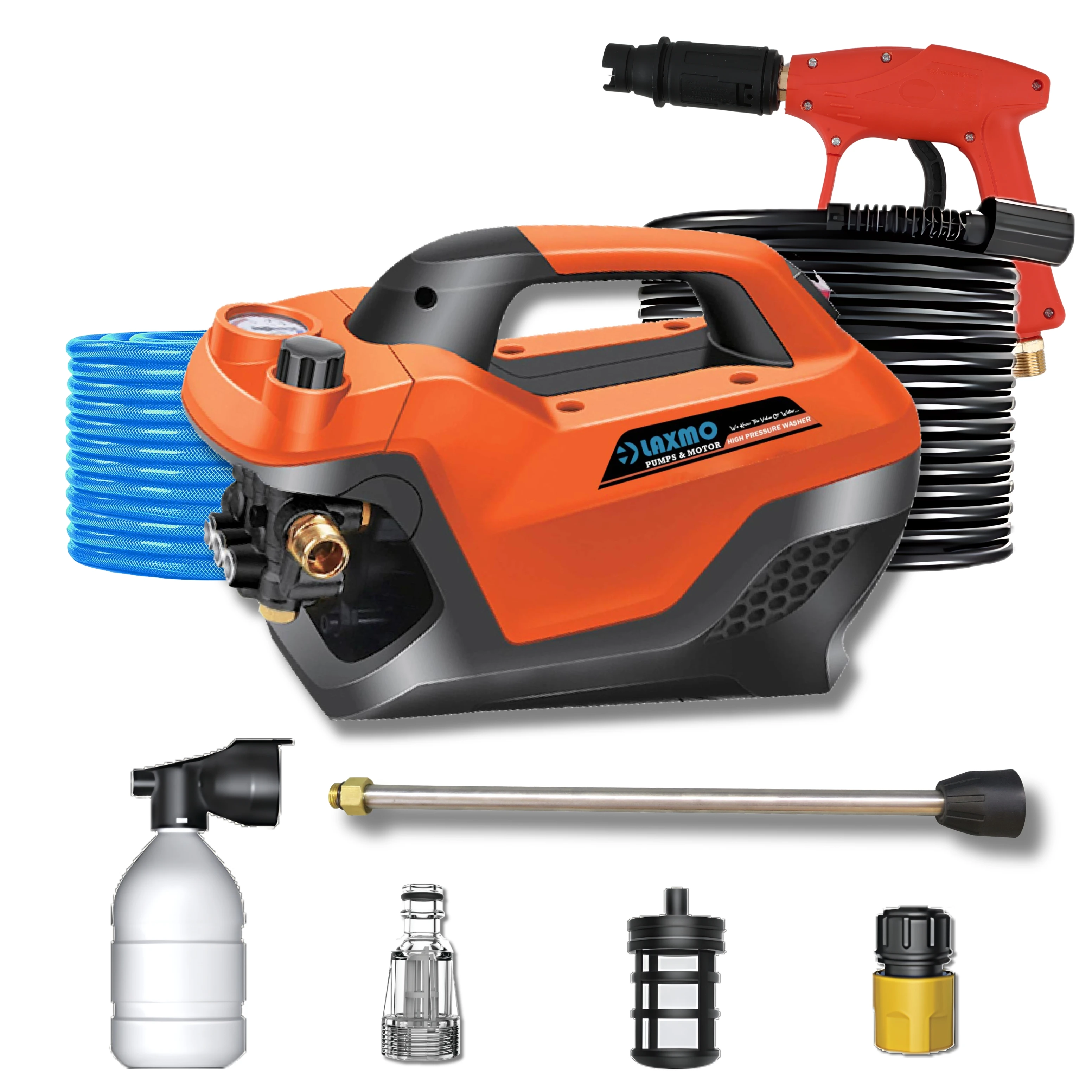 High Voltage Factory-Direct Electric High Pressure Car Washer Portable Car Washing Machine Washing Pump for Household