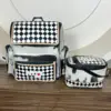 White & Black Checkered