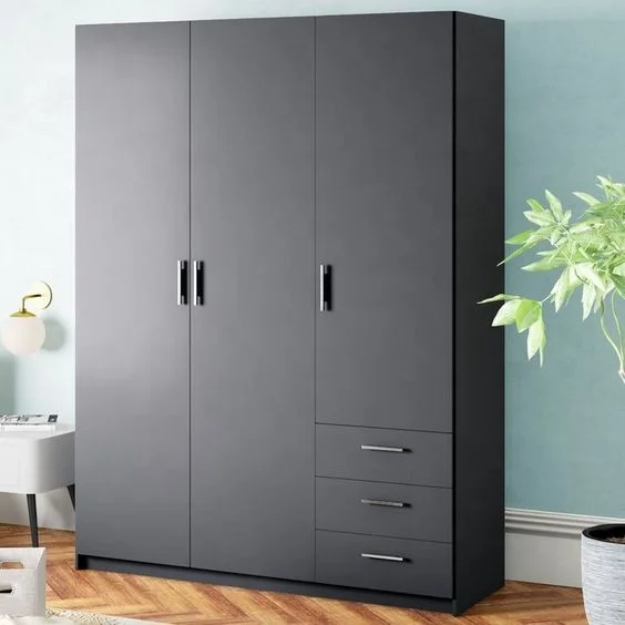 High Quality Adjustable and Extendable Particle Board Wooden Modular Wardrobe