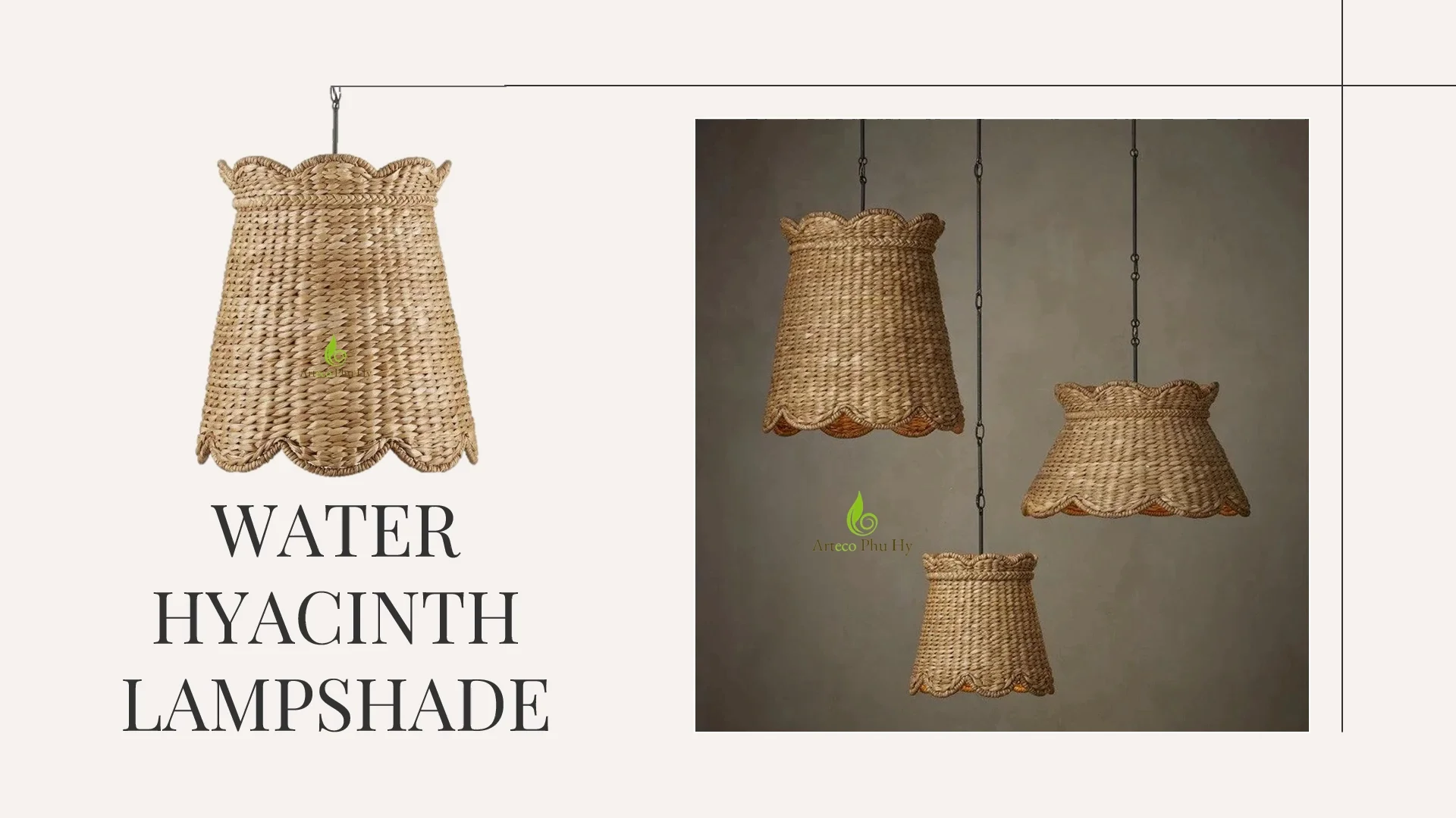 Basic Cylinder Long Straw Woven Hanging Lamp Shade Modern Living Room ...