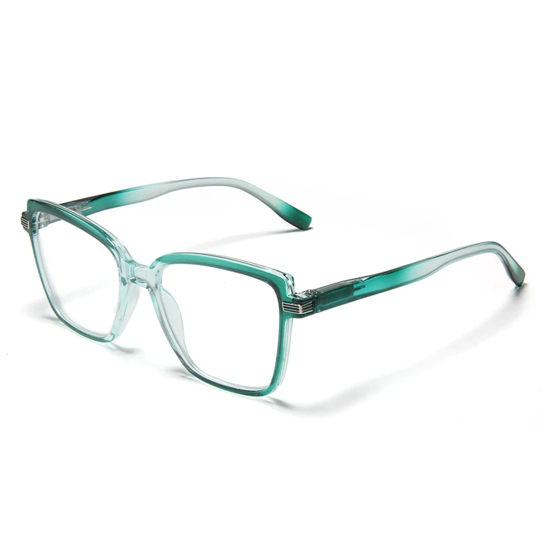 Modische Gradit Color Block Square Brillenfassung, leichte TR90 Blaulichtfilterbrille für Damen und Herren, Modell 2026_voghion.com