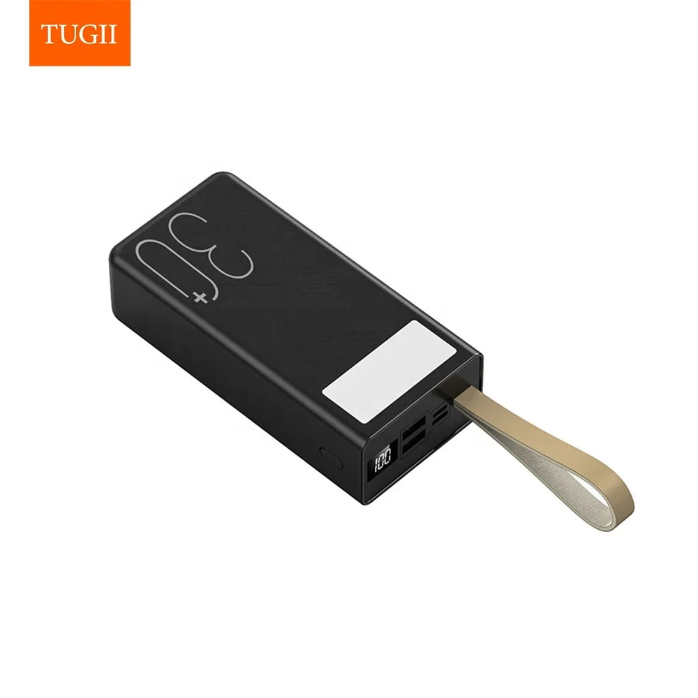 Universal Large Capacity PD22.5W Good Seller Powerbank 30000mah Portable with Lcd Display Power Bank for Smartphone