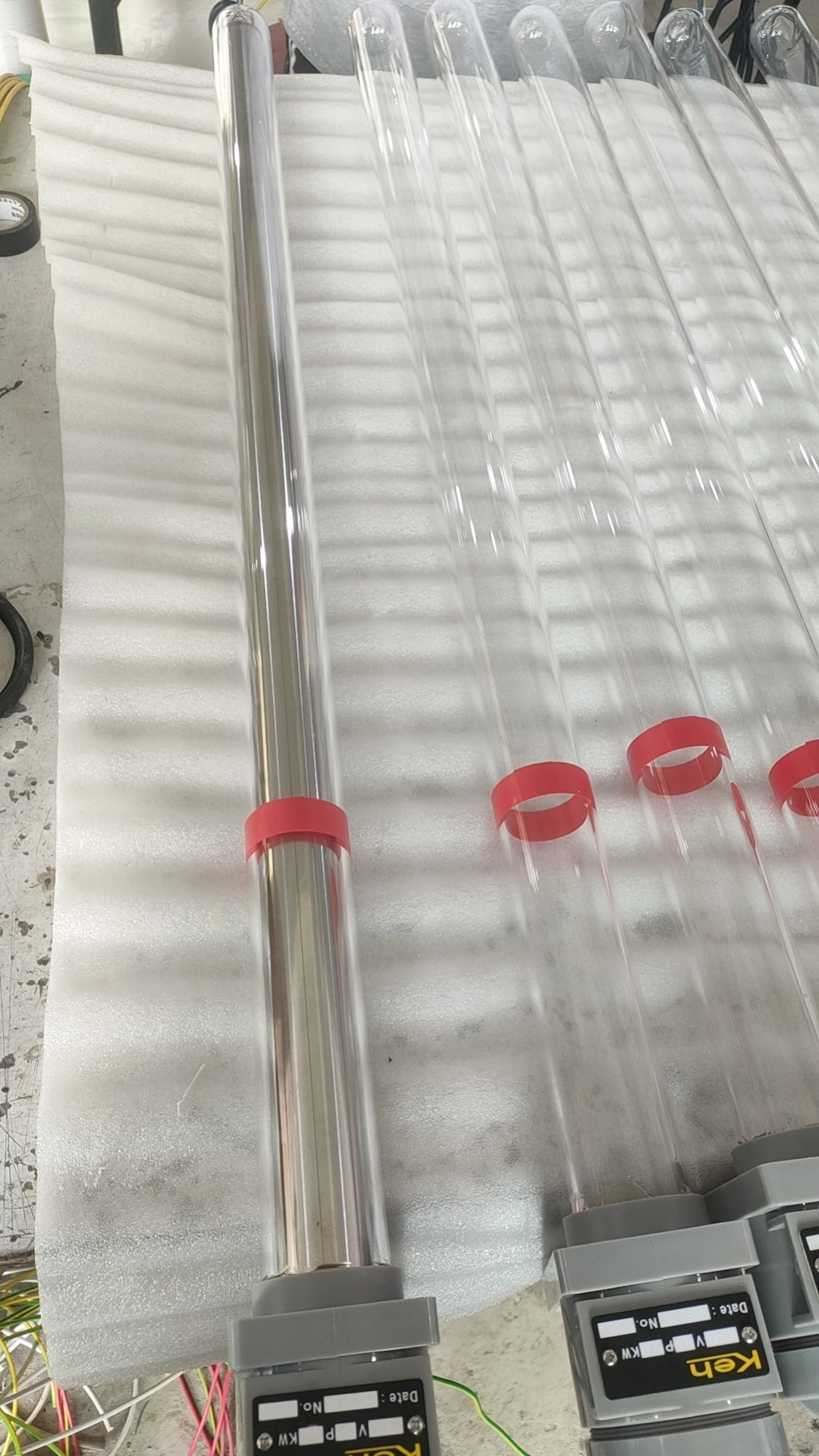 Wholesale Industrial  2kw 3kw Transparent Quartz Tube Immersion Heater for Electroless Nickel Plating Heating
