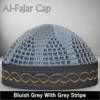 Bluish Grey With Grey Stripe
