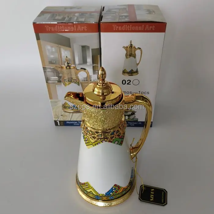 2022 Hot Sale Habesha Ceramic Thermos Flask For Coffee And Tea Warmer