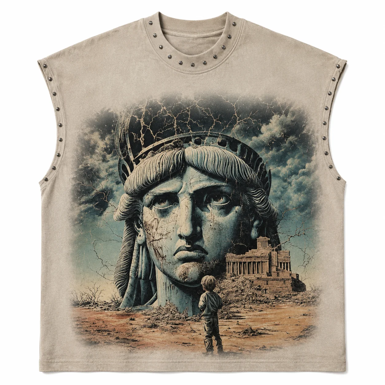 Glory Custom Rhinestone Printed Tank Top 100% Cotton Eco Friendly Soft Fabric Sleeveless T Shirt For Unisex Wear