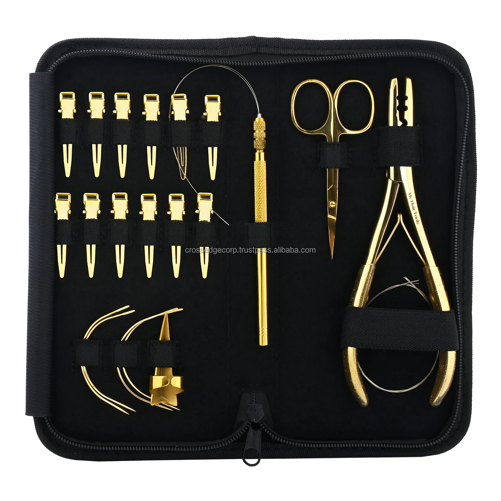 Micro Beads Hair Extension Tools Kit Hair Remover Plier,Parting Ring,Loop Tool & Hair Sectioning
