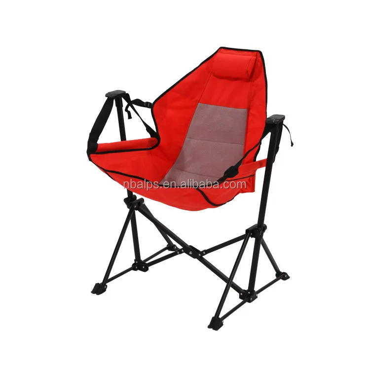 Oem Deluxe Oxford Glamping Aluminum Portable Folding Reclining Hanging