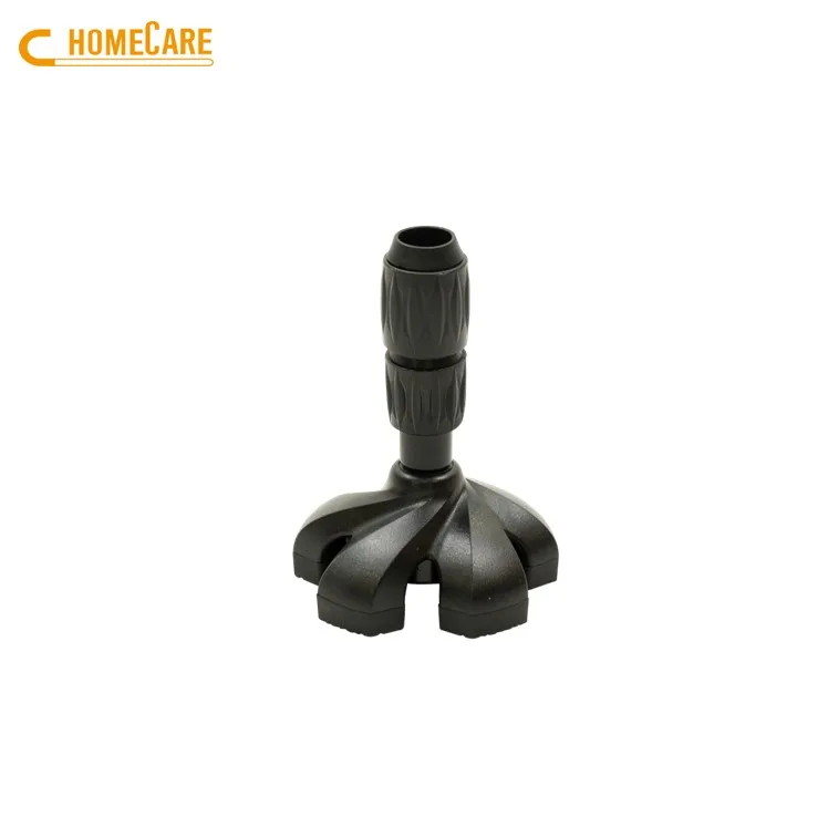 OEM Plastic 360 Degree Rotation Self-Standing Anti-Slip Orthopedic Crutches Tip Rubber Ferrules for Walking Sticks