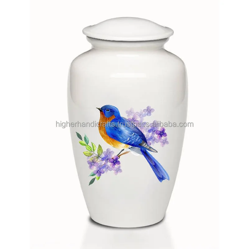 Hummingbird Cremation Urn For Ashes Large Size Urns For Adult Metal