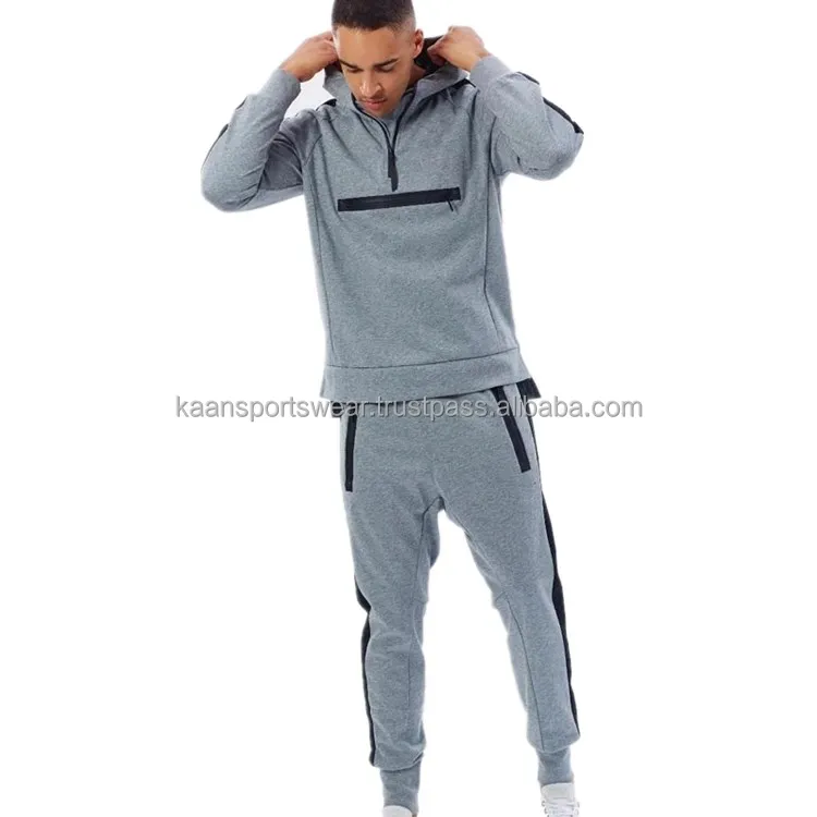 Tech fleece Custom LOGO Two Piece Set Sweatsuits Cotton Terry Fitness Mens Gym Tracksuit Hot sale products