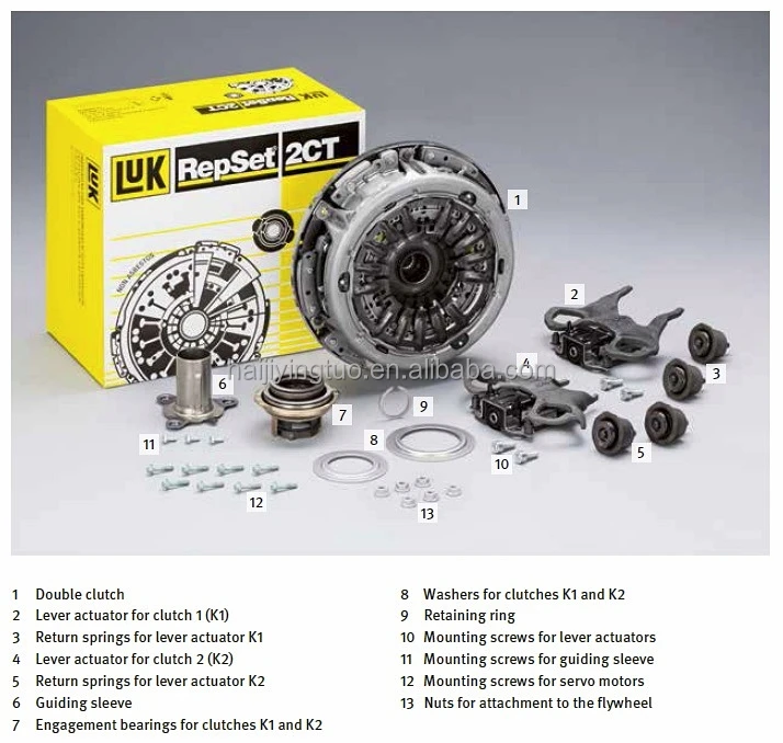 Genuine Luk 602000800 Car Clutch Kit Assembly For Ford Focus Fiesta 1