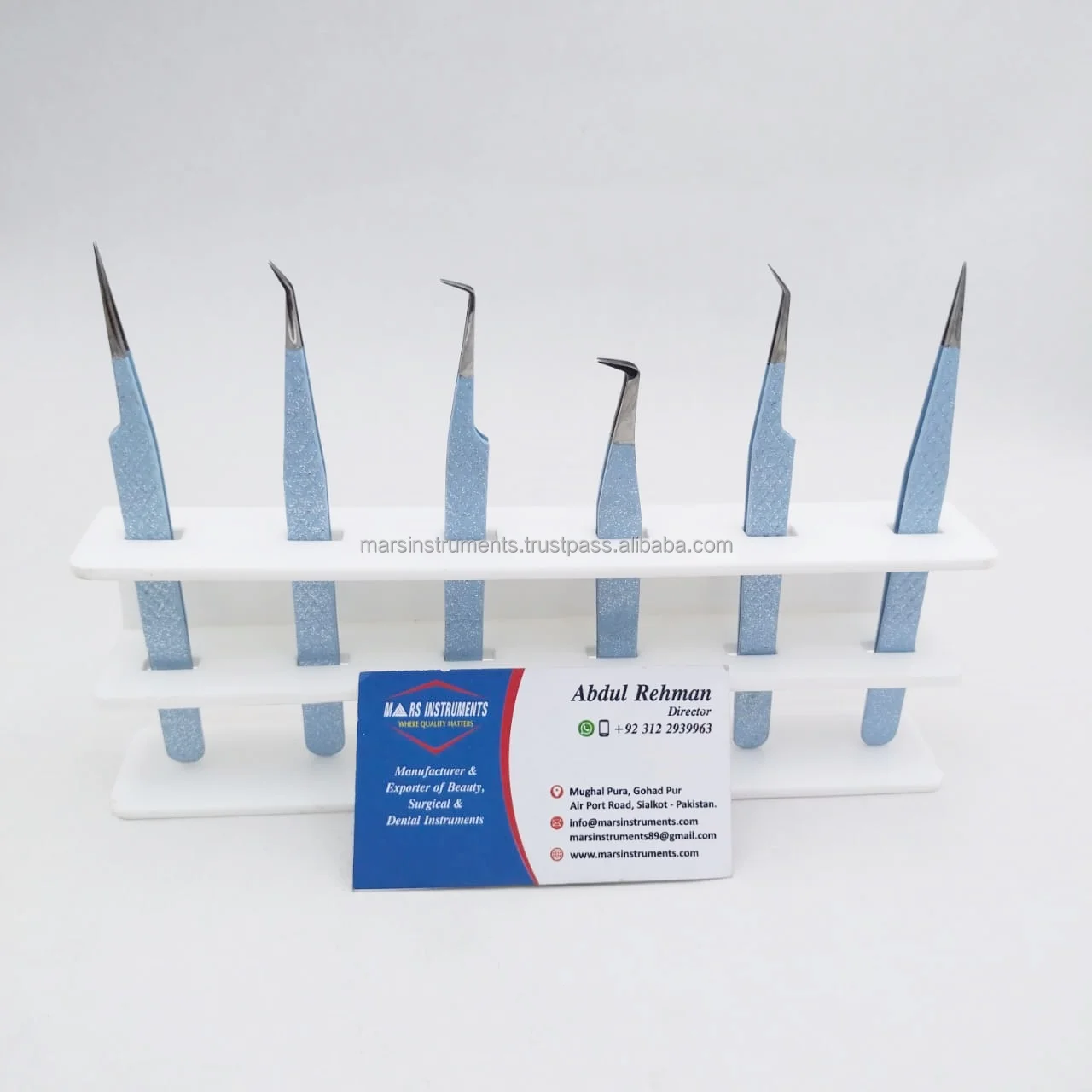 Best Fiber Tips Professional Solid Eyelash Extension Tweezers For Make