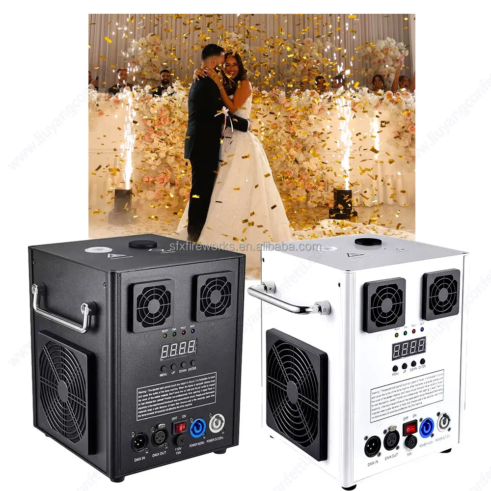 Gender Reveal Party Stage DJ 750W Cold Spark Effect Machine DMX512