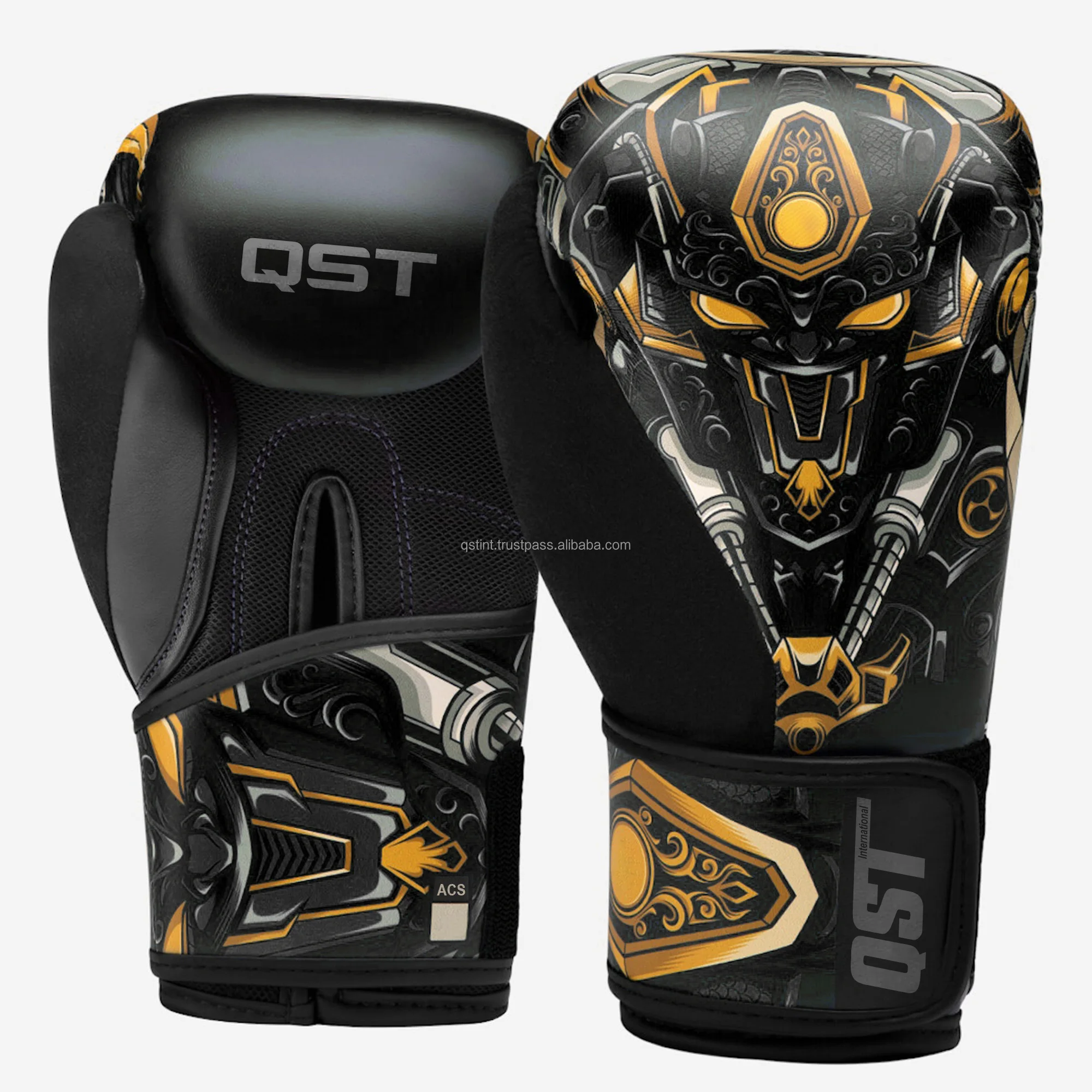 Boxing Gloves Pop Art Print Muay Thai Boxing Shorts main image 1