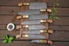 Olive wood & Damascus Blade