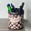 Marron à carreaux