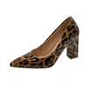 Glossy leopard print