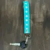 Turquoise & White Checkered