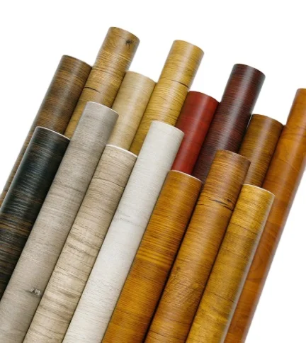 Водонепроницаемая самоклеющаяся виниловая бумага для текстуры древесины