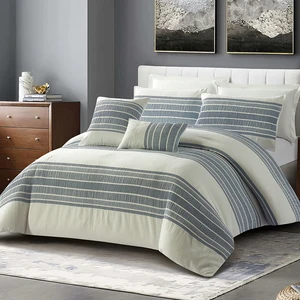 2026 Bedding Jacquard  Double Sides Duvet Luxury  7Pcs Comforter Set