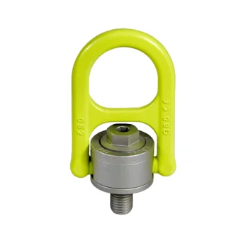 lifting point with silver coated swivel hoist rings 082 removable bolt