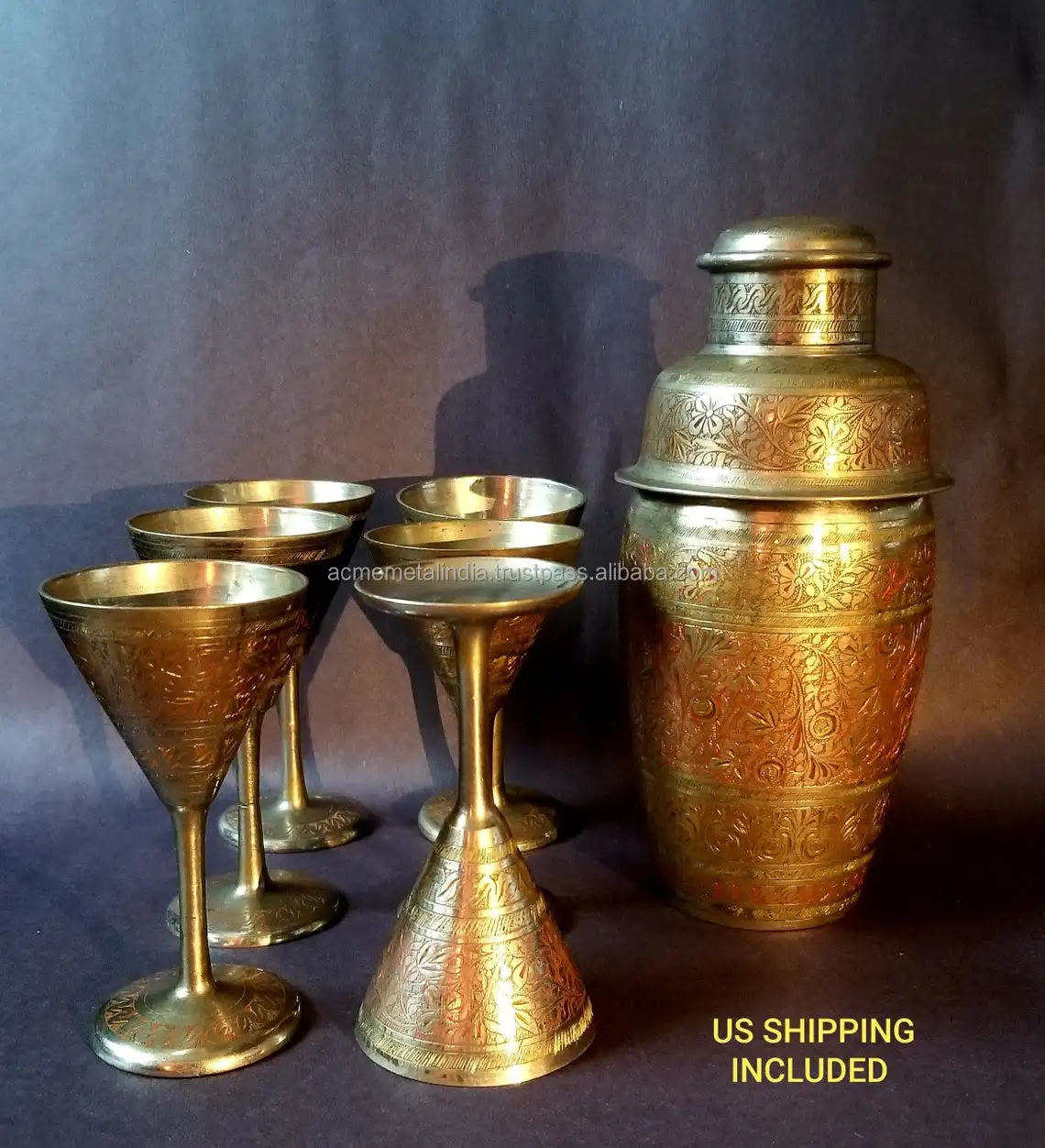 Mini Cocktail Shaker With Personalized Muddler Cocktail Shaker Bar Set