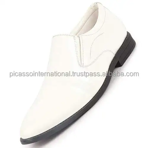 Wholesale Exporter Selling Premium Quality Men's Dress Style Genuine Leather Shoes White Casual Office Party Wear Global Buyers