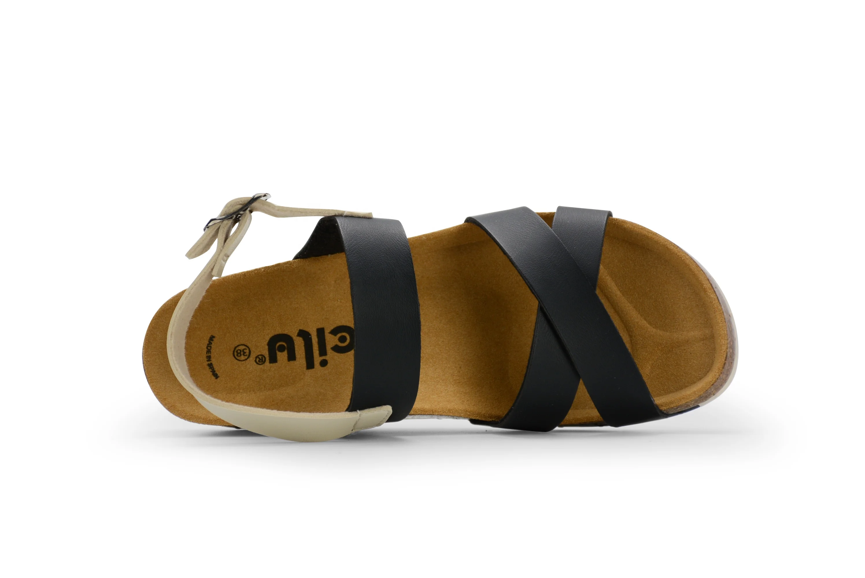 Platform Sandal Light Weight Autumn Summer Designer Eco Friendly Shoes Buckle Cross Strap Wedge EVA Sole Sandal Women Ladies