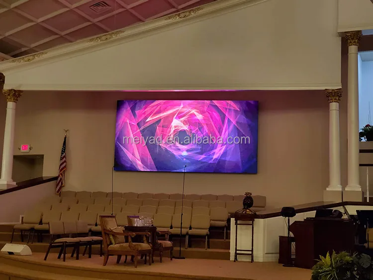 American Church P3 indoor LED Display 4608m X 2304mm