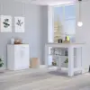 White / Light Oak Color