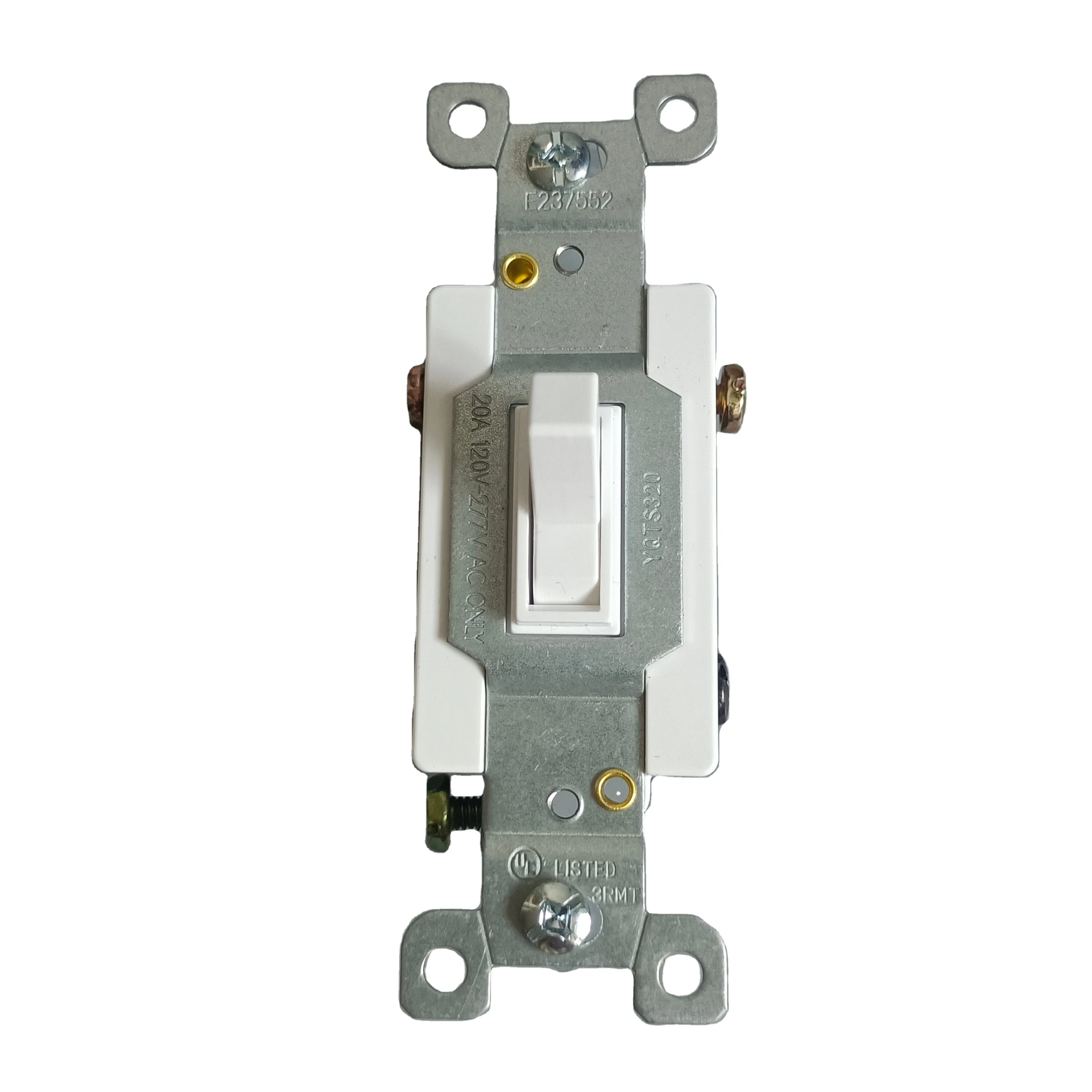 20a White Toggle Switches Singlepole Toggle Light Switch Residential
