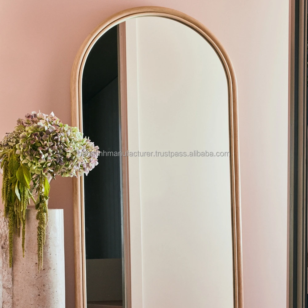 Simple Design Rattan Wicker Floor Arch Mirror Buy Rattan Mirror Rattan Mirror Arch Mirror