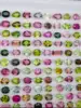Pink, Yellow, Green, Blue, Purple