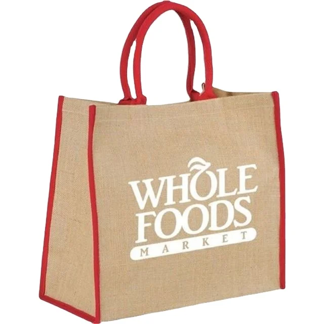 OIVEFEET T001 100 stücke Plain Jute Tote Bag, Jute Griff Tasche, Jute  Einkaufstasche, nach Größe Logo Print Akzeptabel|shopping bag|jute shopping  bagsjute tote bags - AliExpress