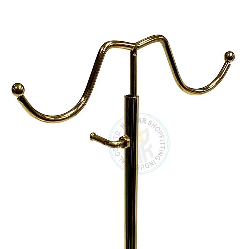 
 Золотая стойка держатель парик Наращивание волос дисплей  