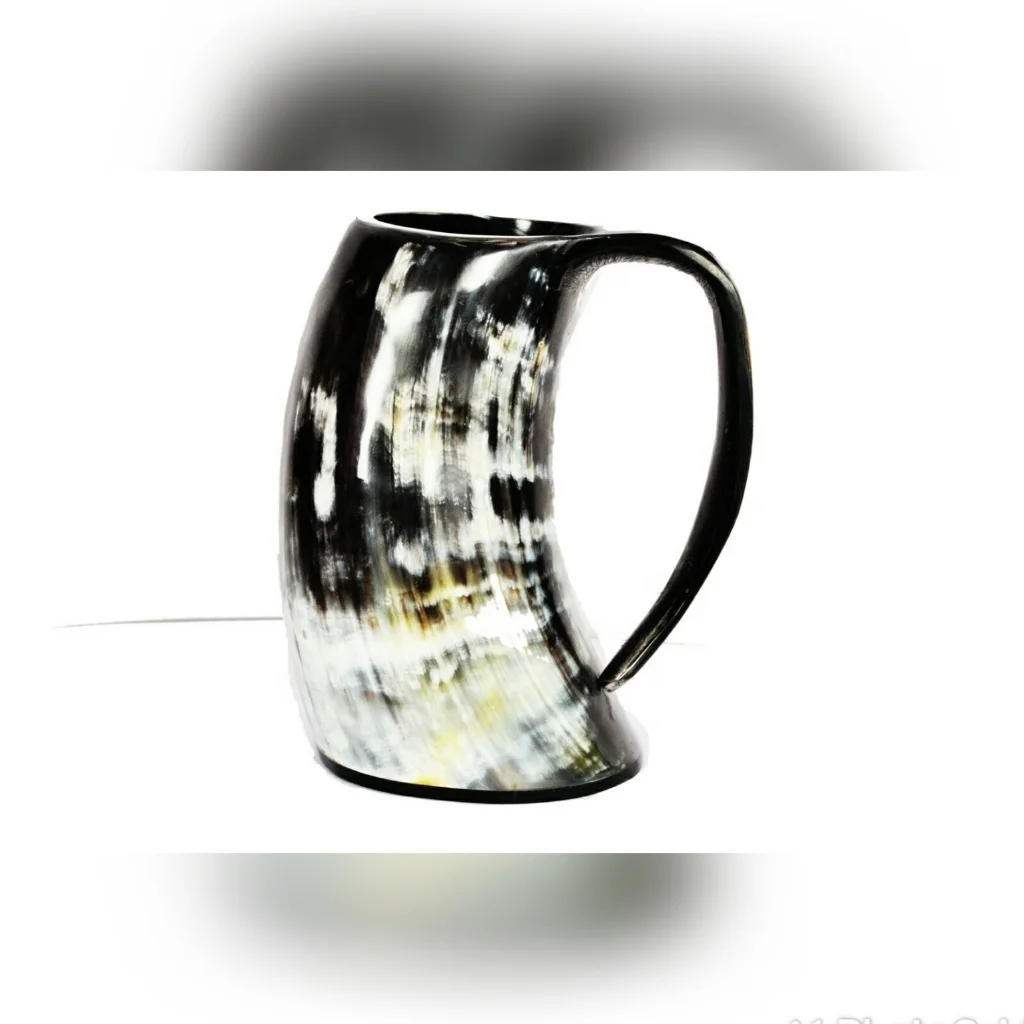 Drinking Horn Original Handcrafted Viking Drinking Horn Tankard Of Beer Mead Medieval Drinking